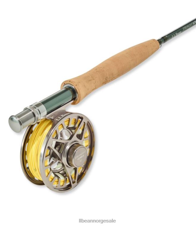 unisex streamlight ultra ii ferskvannsfluestangantrekk 24VDH1452 L.L.Bean fiske grønn