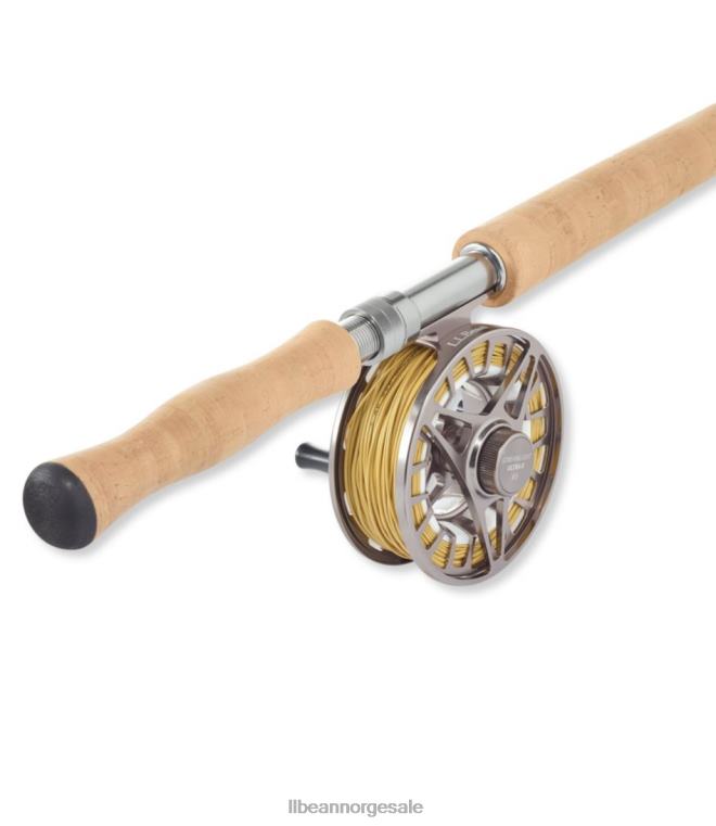 unisex streamlight ultra ii tohånds fluestangantrekk 24VDH2247 L.L.Bean fiske grønn