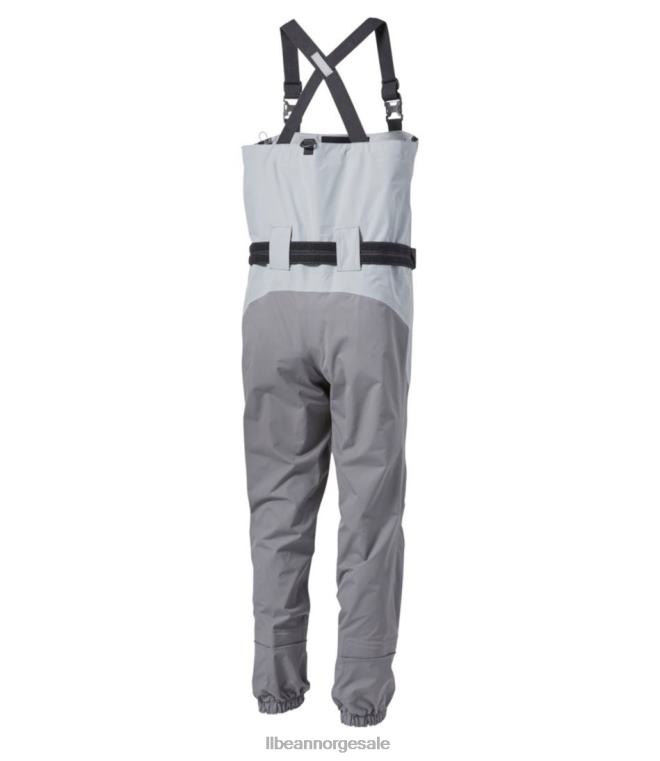 unisex kennebec strømpefot vadebukse med super søm 24VDH1342 L.L.Bean fiske mineralgrå/asfalt