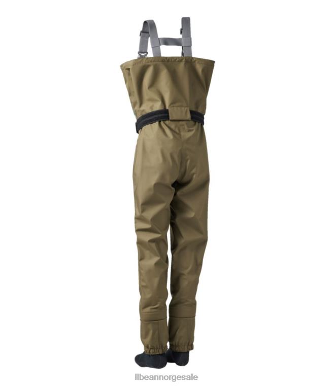 unisex sportsfiskerstrømpefot vadebukser med super søm 24VDH1838 L.L.Bean fiske tare grønn
