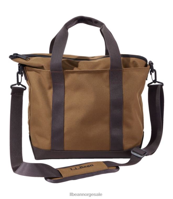 unisex hunter's tote bag zip-top med skulderstropp 24VDH1250 L.L.Bean utendørs utstyr lønnebrun