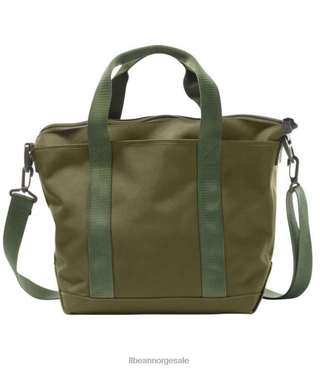 unisex hunter's tote bag zip-top med skulderstropp 24VDH5238 L.L.Bean utendørs utstyr trist oliven