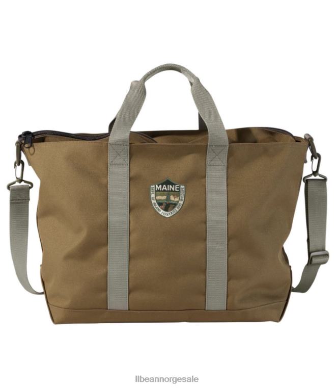 unisex maine warden's tote bag 24VDH1483 L.L.Bean utendørs utstyr trist oliven