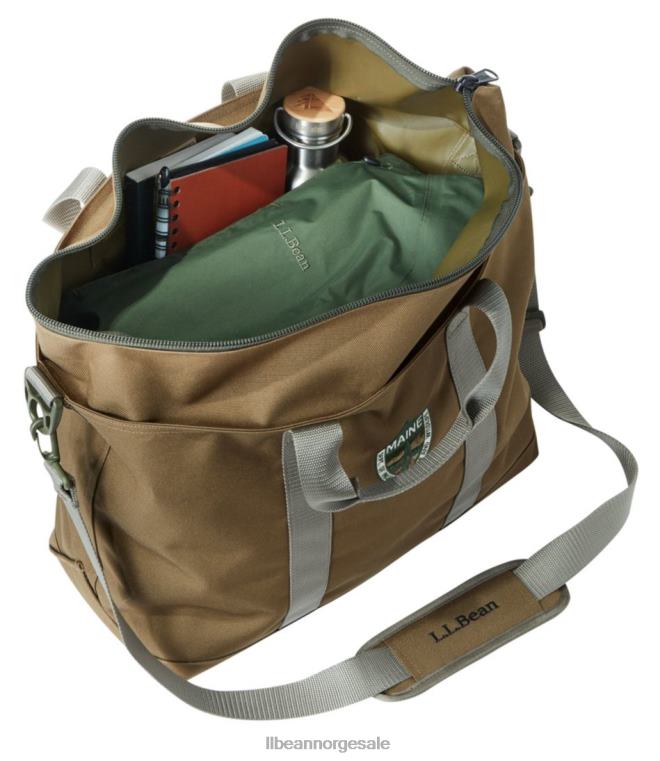 unisex maine warden's tote bag 24VDH1483 L.L.Bean utendørs utstyr trist oliven