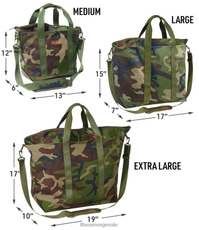 unisex zip hunter's tote bag med stropp 24VDH3893 L.L.Bean utendørs utstyr kamuflere