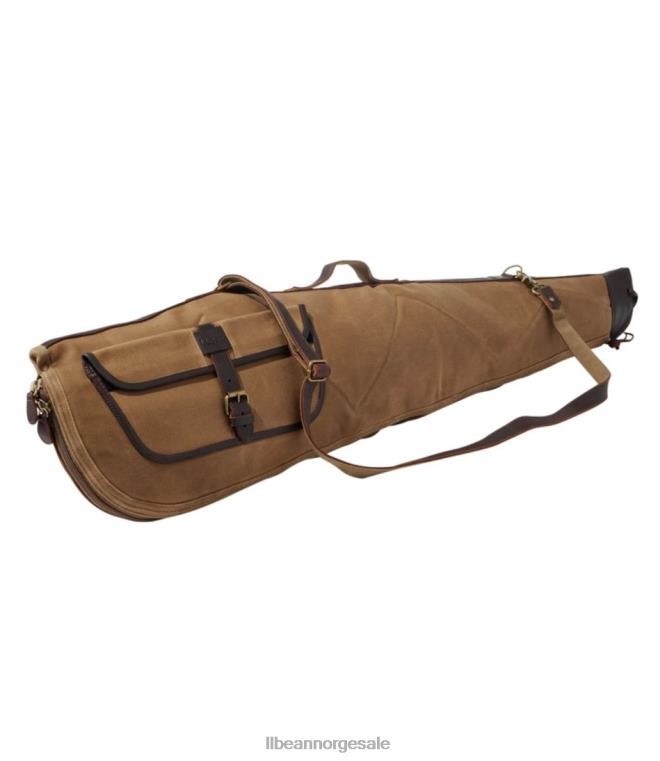 unisex geværetui i vokset bomull 24VDH1546 L.L.Bean x Double L utendørs utstyr lønnebrun
