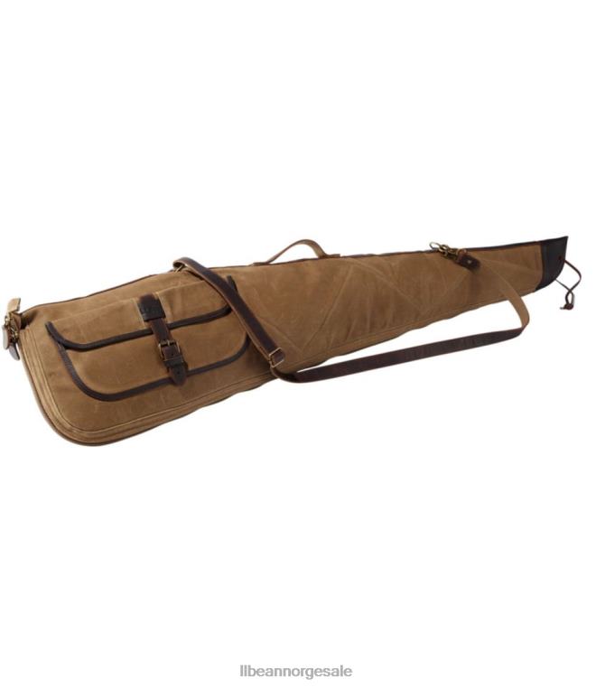 unisex haglekasse i vokset bomull 24VDH1732 L.L.Bean x Double L utendørs utstyr lønnebrun