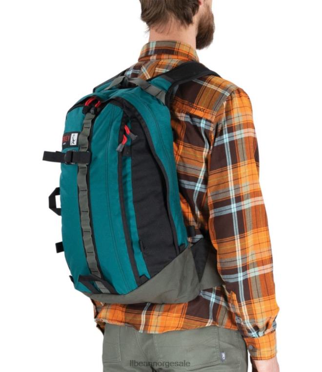 unisex Osprey Heritage simplex-pakke 24VDH4021 L.L.Bean utendørs utstyr mørk furugrønn
