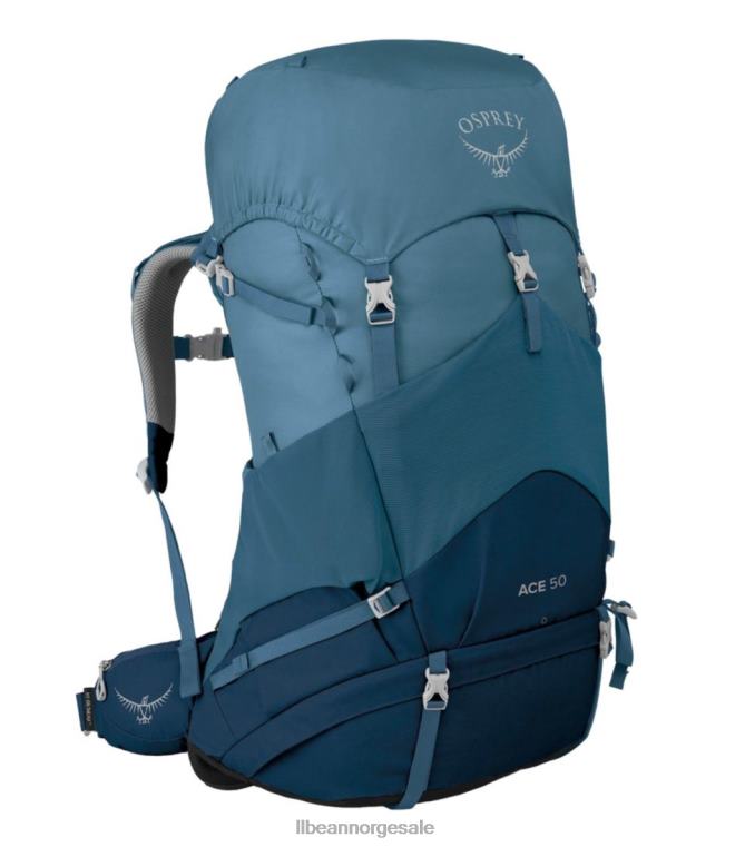 unisex Osprey ess 50 pakke 24VDH1749 L.L.Bean utendørs utstyr blå åser