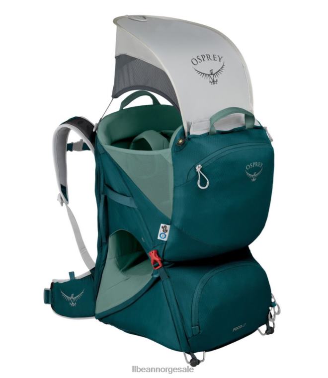 unisex Osprey poco lt barneselepakke 24VDH1369 L.L.Bean utendørs utstyr dyp blågrønn