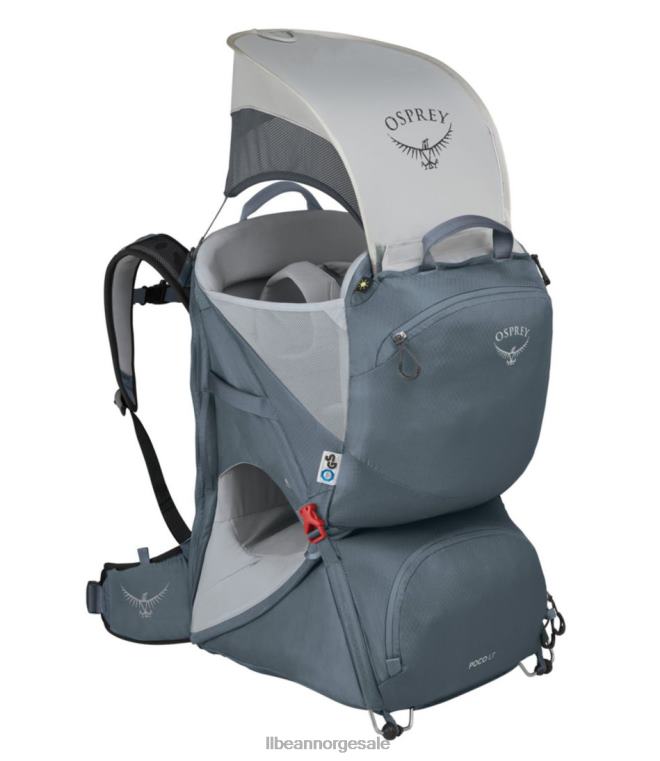 unisex Osprey poco lt barneselepakke 24VDH3927 L.L.Bean utendørs utstyr wolfram grå