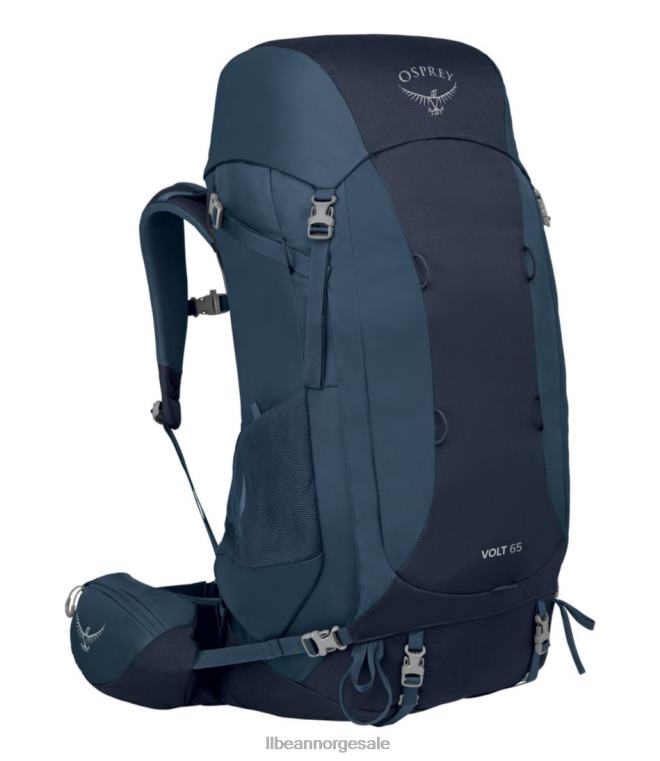 unisex Osprey volt 65 ef ekspedisjonspakke 24VDH1929 L.L.Bean utendørs utstyr dempet mellomrom blå