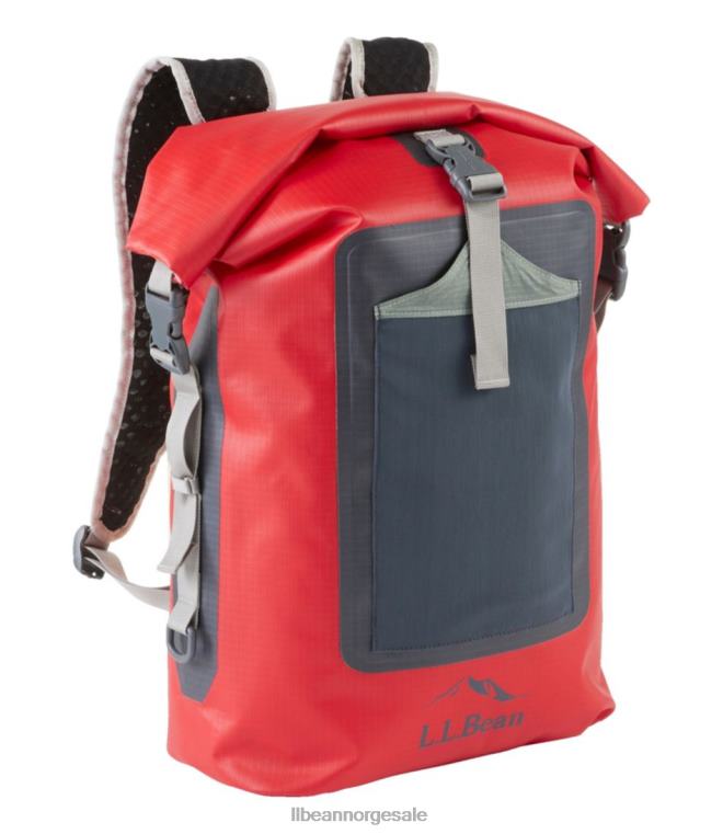 unisex adventure pro vanntett dagspakke 24VDH3931 L.L.Bean utendørs utstyr hummer rød