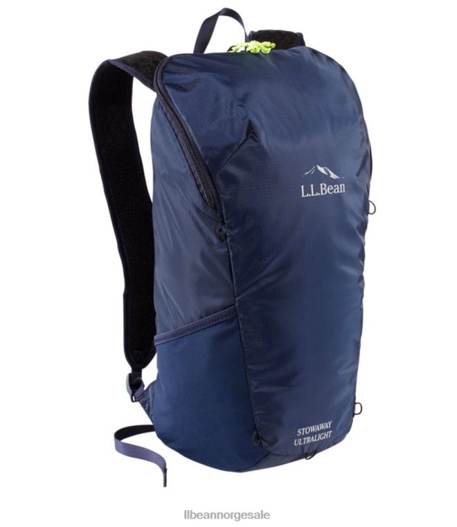 unisex blindpassasjer ultralett dagssekk 24VDH3847 L.L.Bean utendørs utstyr lys marine