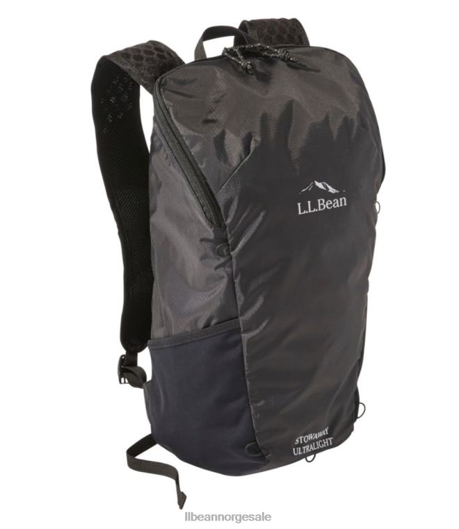 unisex blindpassasjer ultralett dagssekk 24VDH5226 L.L.Bean utendørs utstyr svart