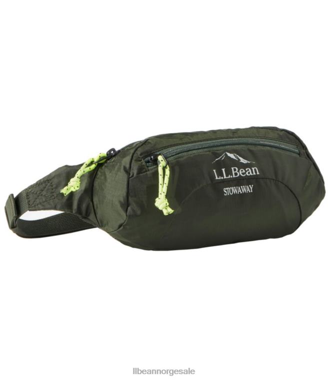 unisex blindpassasjer hoftesekk 24VDH7069 L.L.Bean utendørs utstyr dyp loden
