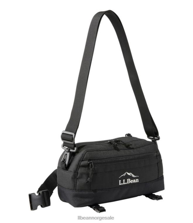 unisex kontinental midjepakke 24VDH1270 L.L.Bean utendørs utstyr svart