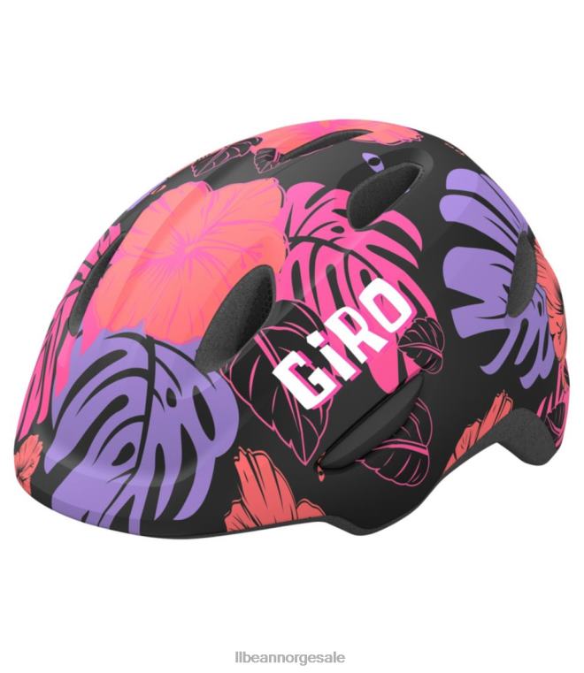unisex giro scamp sykkel hjelm 24VDH5293 L.L.Bean utendørs utstyr matt svart floral