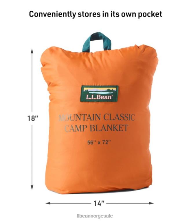 unisex fjell klassisk leirteppe 24VDH1263 L.L.Bean utendørs utstyr canyon kobber/gran
