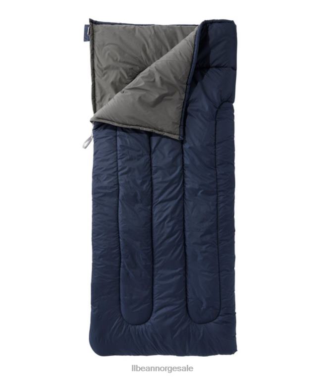 unisex camp sovepose bomullsblanding fôret 40 grader fahrenheit 24VDH1300 L.L.Bean utendørs utstyr dypeste skygge blå