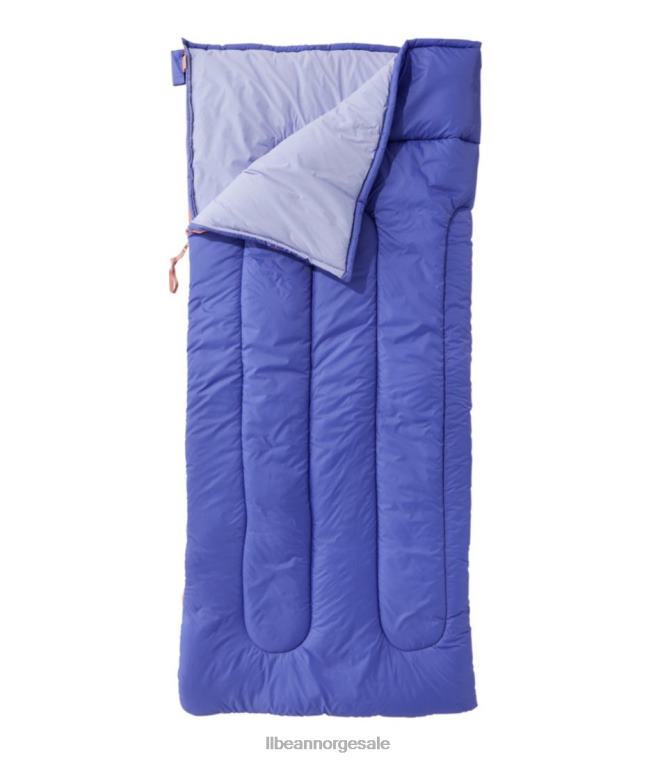 unisex camp sovepose bomullsblanding fôret 40 grader fahrenheit 24VDH3891 L.L.Bean utendørs utstyr periwinkle himmel