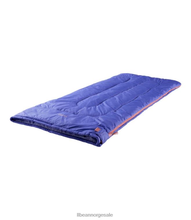unisex camp sovepose bomullsblanding fôret 40 grader fahrenheit 24VDH3891 L.L.Bean utendørs utstyr periwinkle himmel