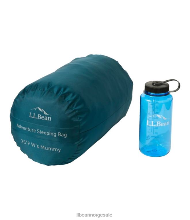 unisex eventyr sovepose 25 grader mumie 24VDH1518 L.L.Bean utendørs utstyr dyp admiralblå