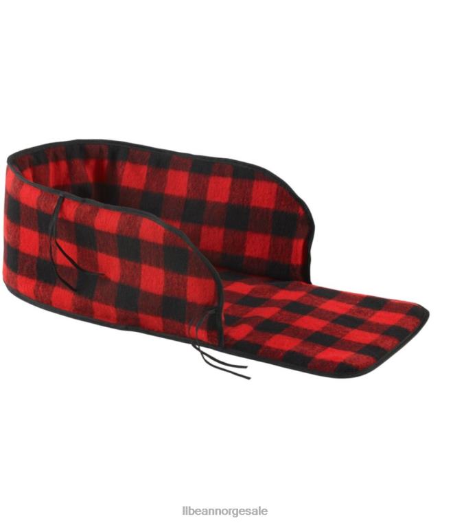 unisex pull slede buffalo rutete putetrekk 24VDH2153 L.L.Bean spill og rekreasjon rød svart