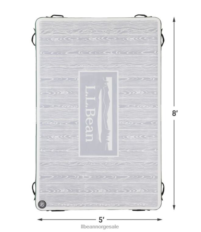 unisex oppblåsbar badedokk 24VDH1262 L.L.Bean spill og rekreasjon grå rullestein/gran