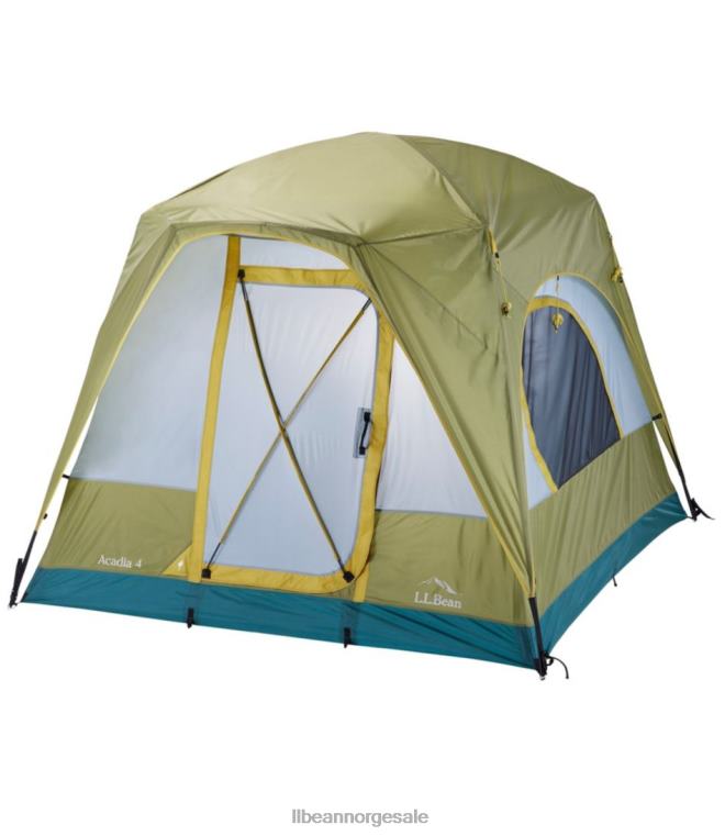 unisex acadia 4-manns telt 24VDH1346 L.L.Bean utendørs utstyr avokado/chartreuse