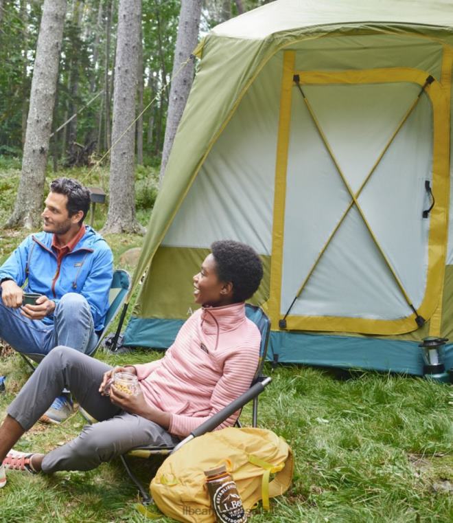 unisex acadia 4-manns telt 24VDH1346 L.L.Bean utendørs utstyr avokado/chartreuse