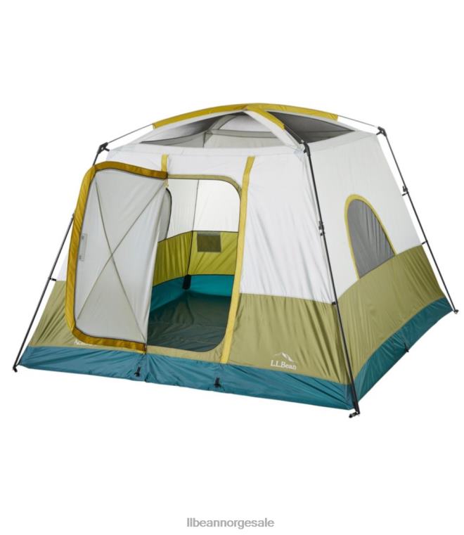 unisex acadia 6-manns familietelt 24VDH1308 L.L.Bean utendørs utstyr avokado/chartreuse
