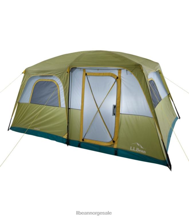 unisex acadia 8-manns hyttetelt 24VDH1560 L.L.Bean utendørs utstyr avokado/chartreuse