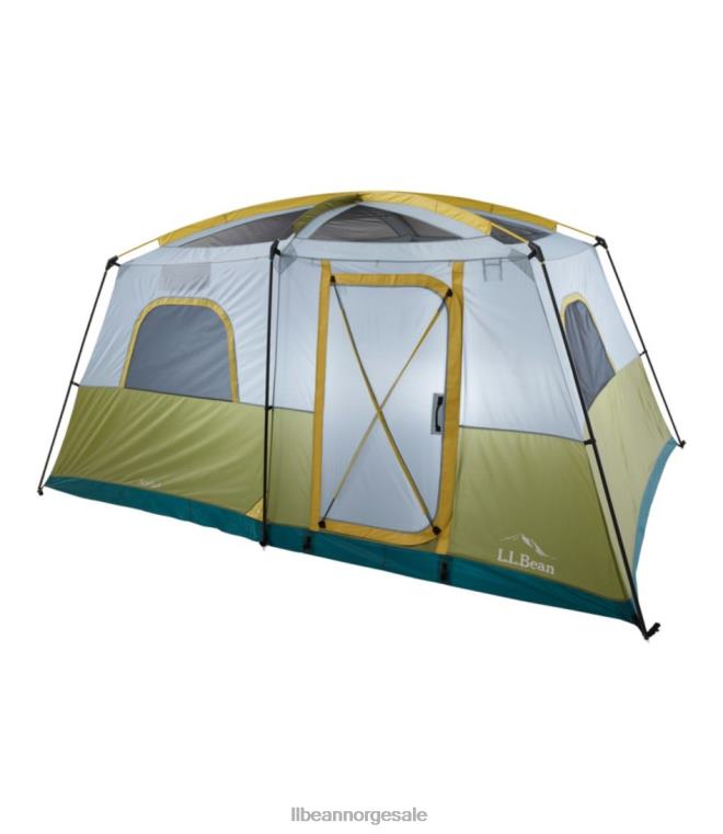 unisex acadia 8-manns hyttetelt 24VDH1560 L.L.Bean utendørs utstyr avokado/chartreuse