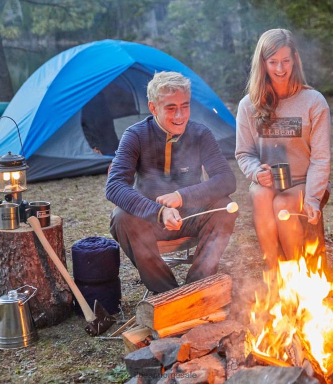 unisex adventure dome 4-manns telt 24VDH1788 L.L.Bean utendørs utstyr blå