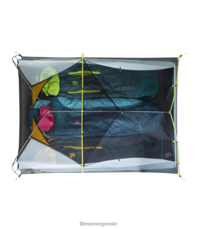 unisex nemo dragonfly osmo 3-manns backpacking telt 24VDH1357 L.L.Bean utendørs utstyr bjørkeknopp/godnatt grå