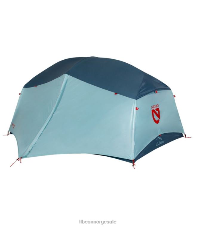 unisex nemo impact 2-manns backpacking telt 24VDH1413 L.L.Bean utendørs utstyr stormvær/grå dis