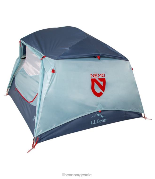 unisex nemo impact 2-manns backpacking telt 24VDH1413 L.L.Bean utendørs utstyr stormvær/grå dis