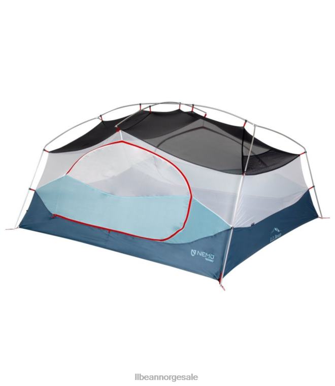 unisex nemo impact 3-manns backpacking telt 24VDH1756 L.L.Bean utendørs utstyr stormvær/grå dis