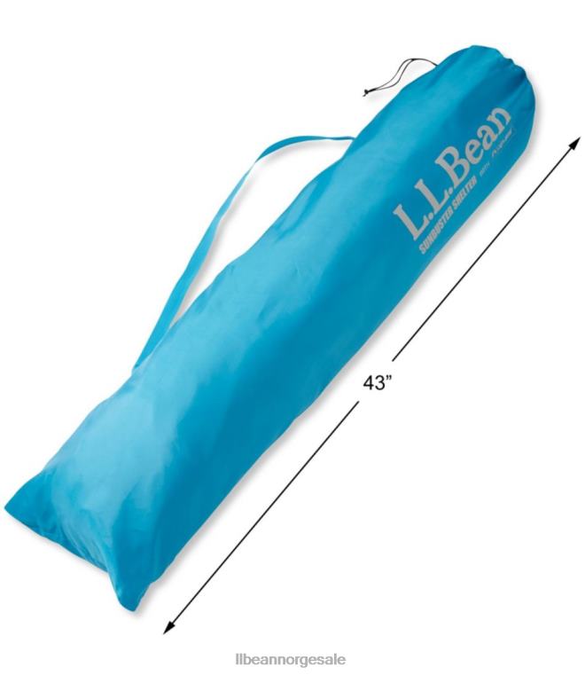 unisex sunbuster sammenleggbar ly 24VDH1287 L.L.Bean utendørs utstyr strålende blå