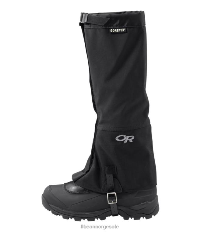 unisex utendørs forskning krokodille gamasjer 24VDH1948 L.L.Bean utendørs utstyr svart