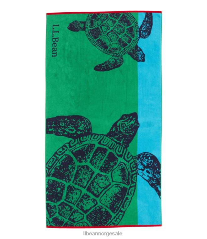 unisex strandhåndkle skilpadder ved sjøen 24VDH1249 L.L.Bean utendørs tilbehør lys alm