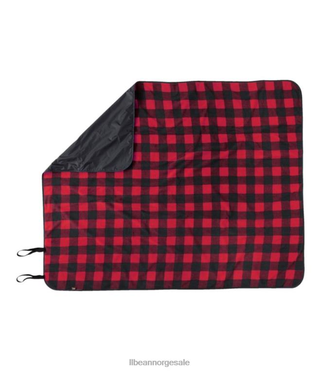 unisex vanntett utendørs teppe pledd 24VDH4037 L.L.Bean utendørs tilbehør topp oransje bøffel pledd