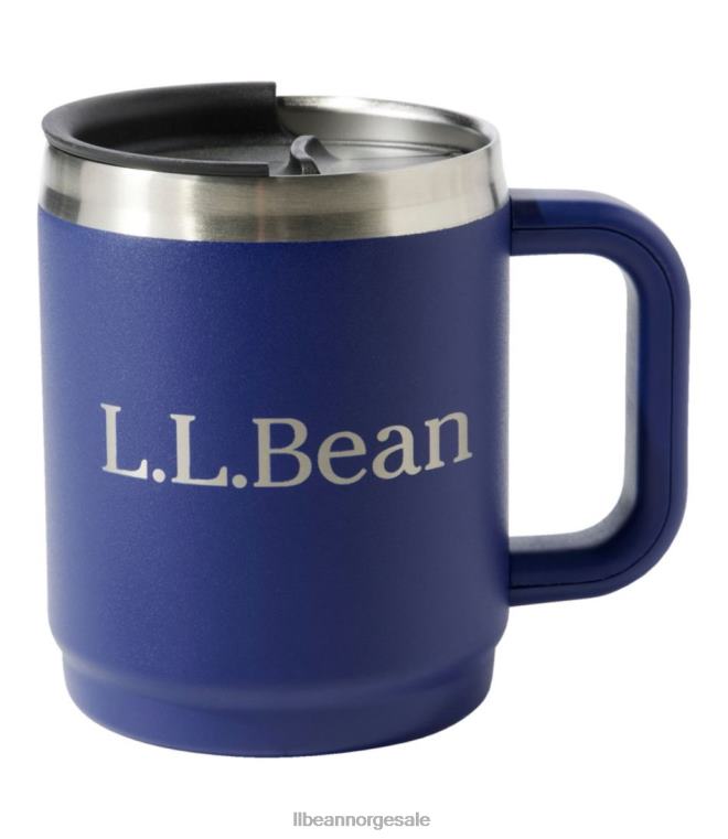 unisex dobbelvegget leirkrus 24VDH3864 L.L.Bean utendørs tilbehør indigo blekk