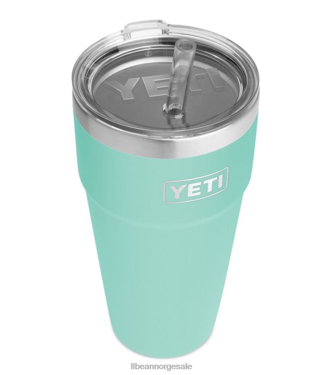 unisex yeti rambler stabelbar kopp med sugerør 24VDH1725 L.L.Bean utendørs tilbehør sjøsprøyt