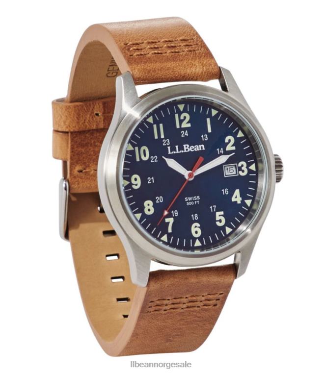 unisex katahdin 42mm feltklokke 24VDH3907 L.L.Bean utendørs tilbehør blå/brun