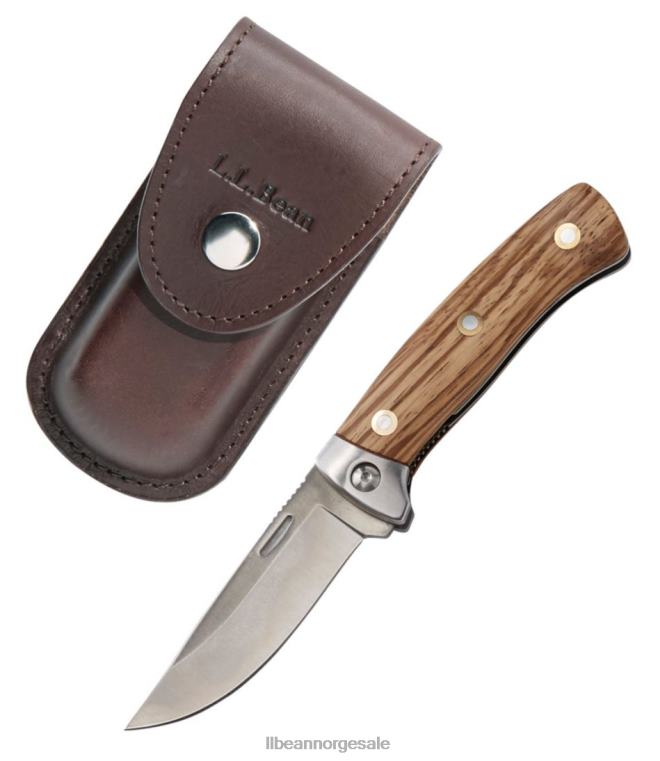 unisex allagash sammenleggbar jaktkniv 24VDH1796 L.L.Bean utendørs tilbehør sebra tre