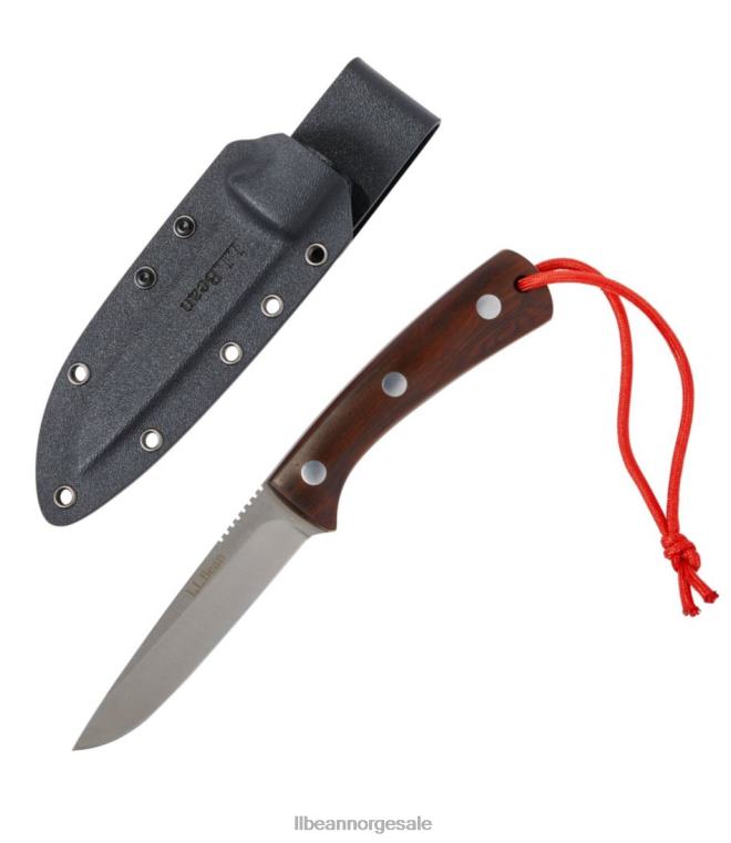 unisex jaktkniv med fast blad 24VDH1974 L.L.Bean utendørs tilbehør brun