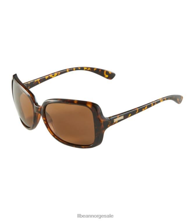 unisex Newbury polariserte solbriller 24VDH798 L.L.Bean utendørs tilbehør skinnende demi/brun