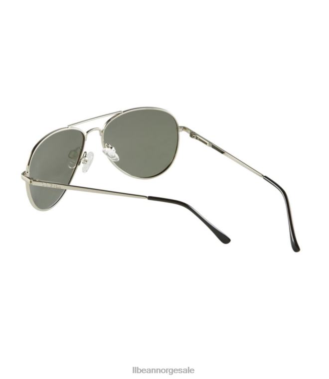 unisex Seapoint polariserte solbriller 24VDH3425 L.L.Bean utendørs tilbehør sølv/røyk med blått speil